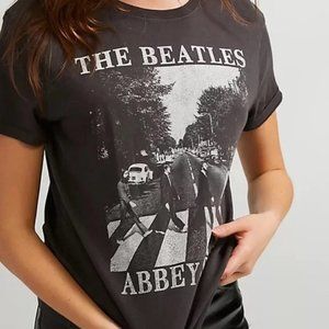 Free People Junk Food The Beatles Abbey Road vintage tee